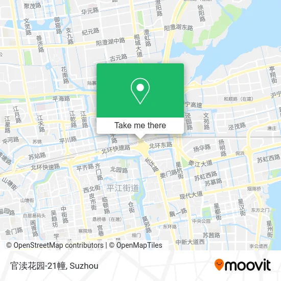 官渎花园-21幢 map