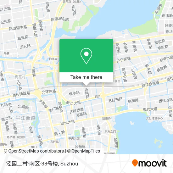 泾园二村-南区-33号楼 map