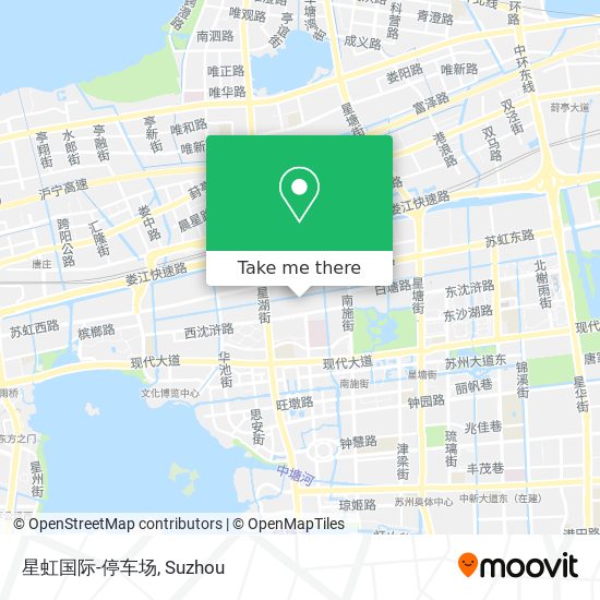 星虹国际-停车场 map