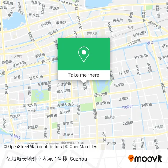 亿城新天地钟南花苑-1号楼 map
