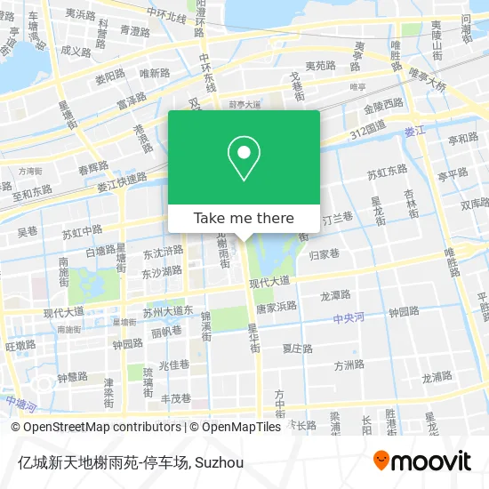 亿城新天地榭雨苑-停车场 map
