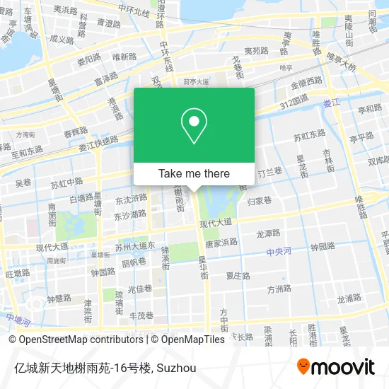 亿城新天地榭雨苑-16号楼 map