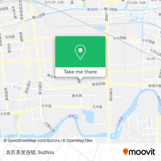 名匠美发连锁 map