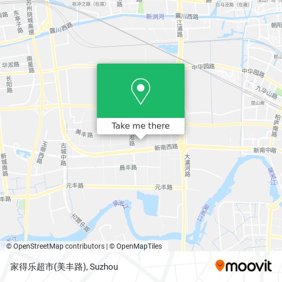 家得乐超市(美丰路) map
