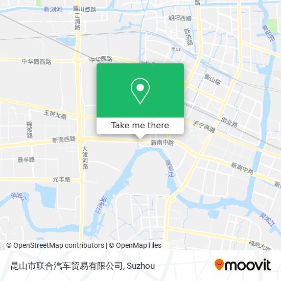 昆山市联合汽车贸易有限公司 map