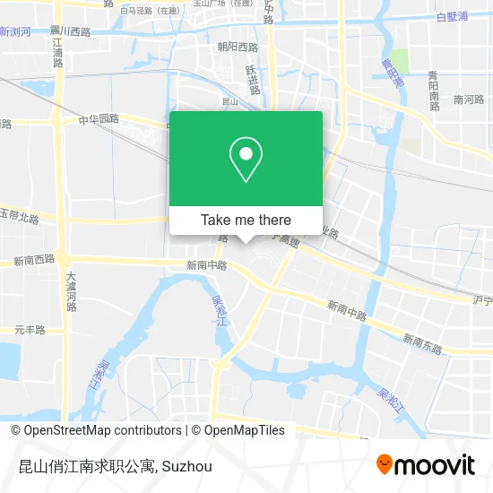 昆山俏江南求职公寓 map