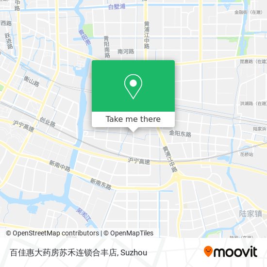 百佳惠大药房苏禾连锁合丰店 map