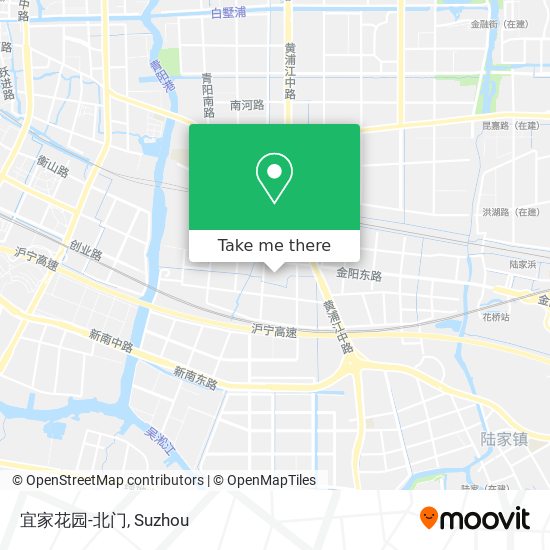 宜家花园-北门 map