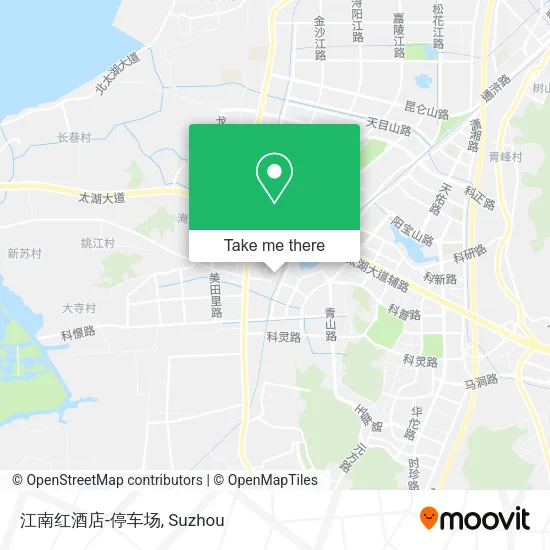 江南红酒店-停车场 map
