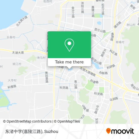 东渚中学(嘉陵江路) map