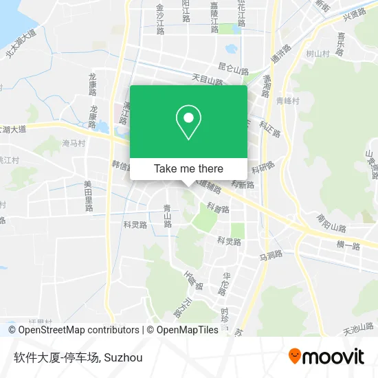 软件大厦-停车场 map