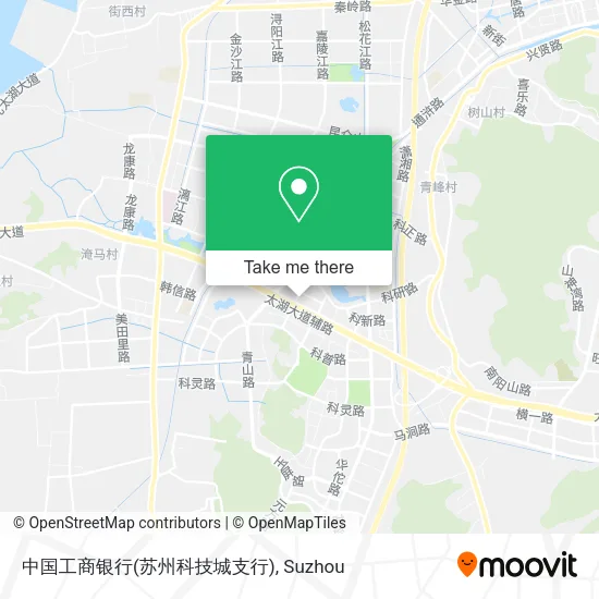 中国工商银行(苏州科技城支行) map