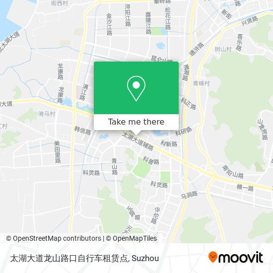太湖大道龙山路口自行车租赁点 map