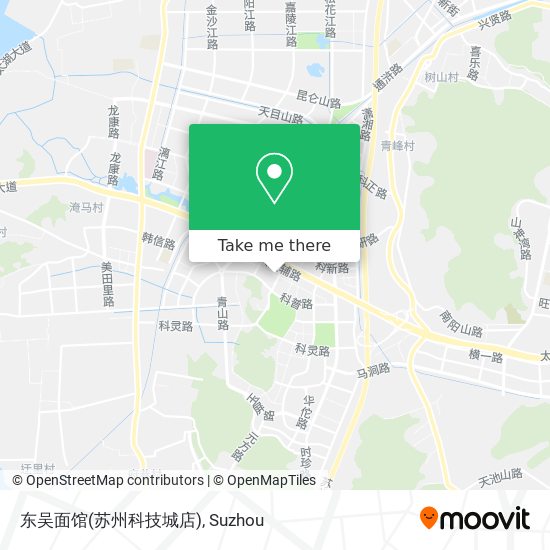东吴面馆(苏州科技城店) map