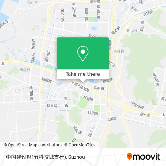 中国建设银行(科技城支行) map