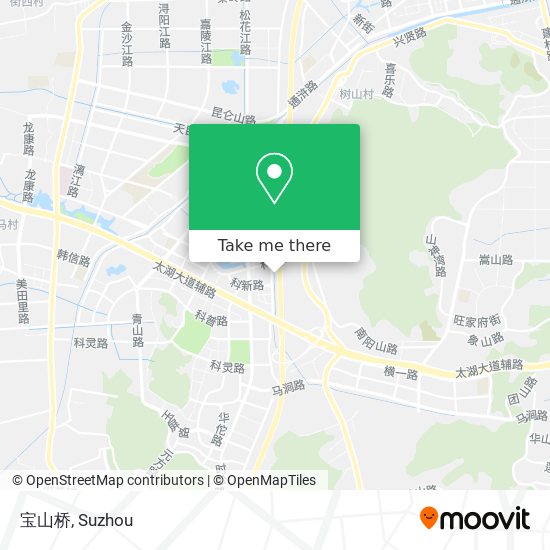 宝山桥 map