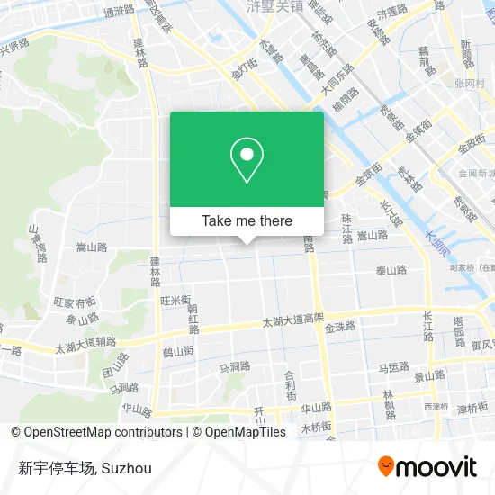 新宇停车场 map