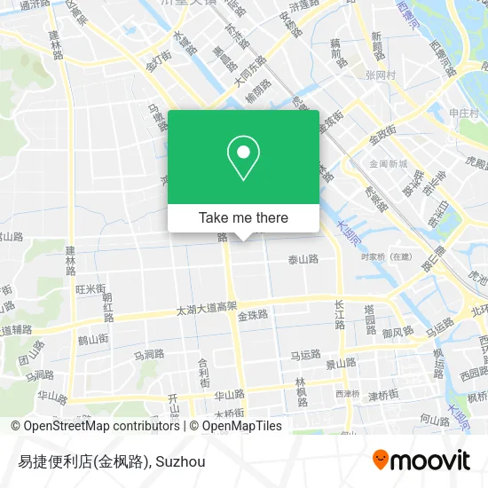 易捷便利店(金枫路) map