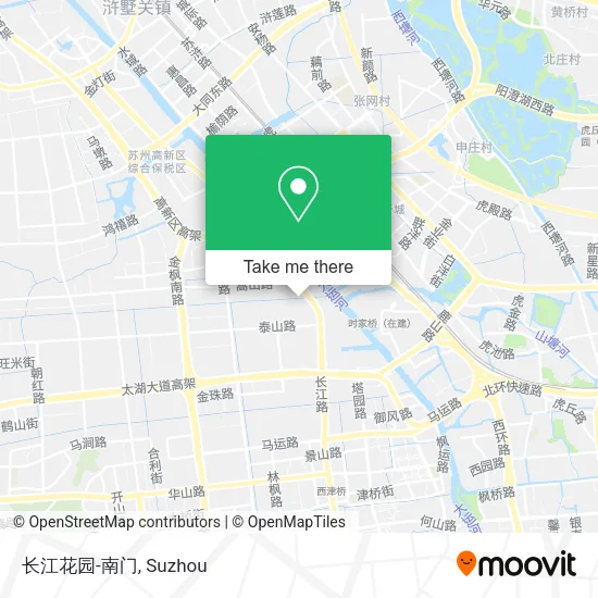 长江花园-南门 map