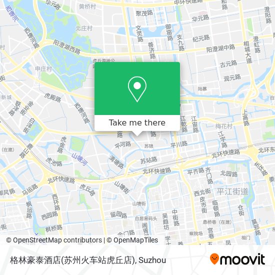 格林豪泰酒店(苏州火车站虎丘店) map