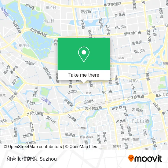 和合顺棋牌馆 map