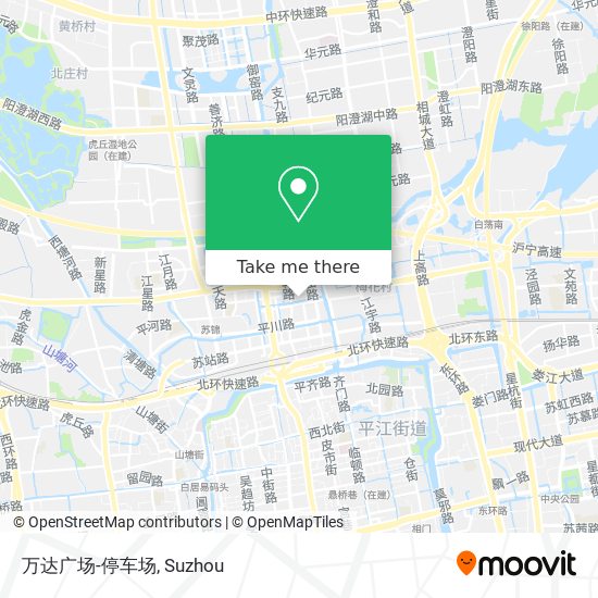 万达广场-停车场 map