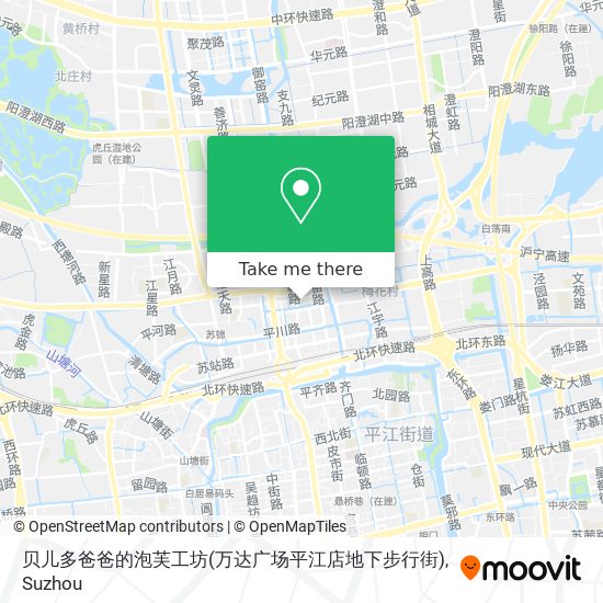 贝儿多爸爸的泡芙工坊(万达广场平江店地下步行街) map