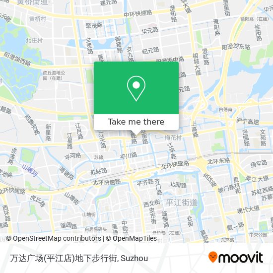 万达广场(平江店)地下步行街 map