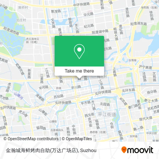 金瀚城海鲜烤肉自助(万达广场店) map