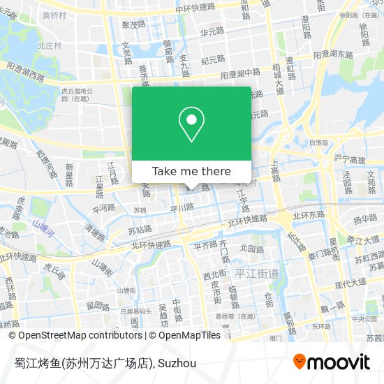 蜀江烤鱼(苏州万达广场店) map