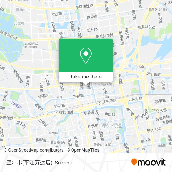 歪串串(平江万达店) map
