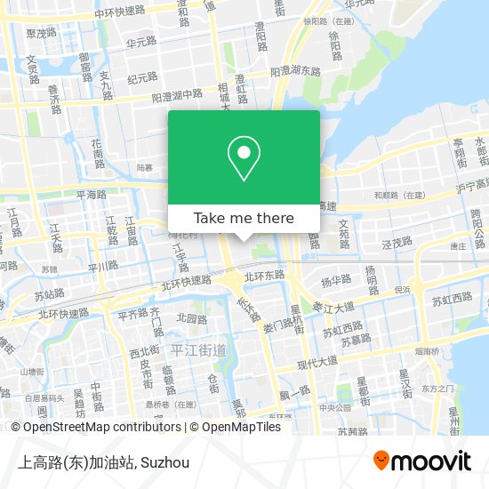 上高路(东)加油站 map