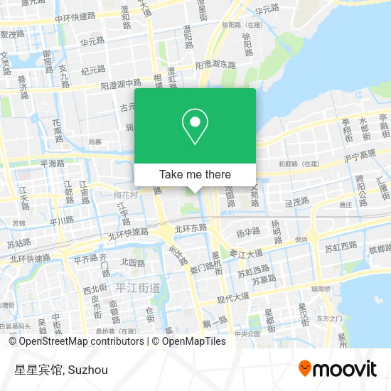 星星宾馆 map