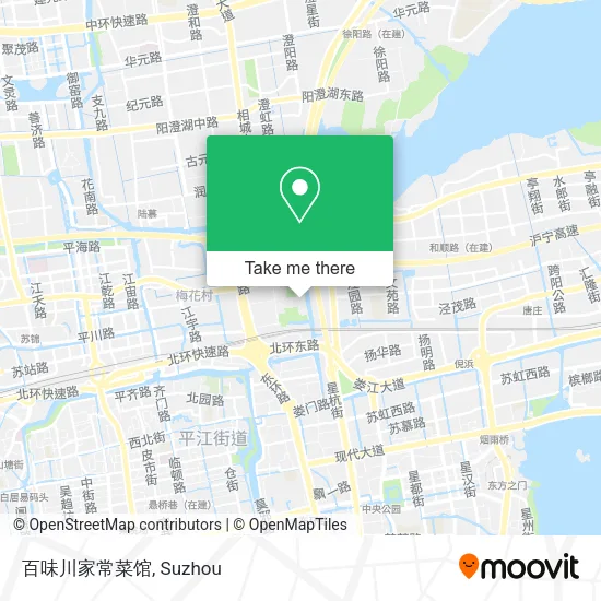 百味川家常菜馆 map