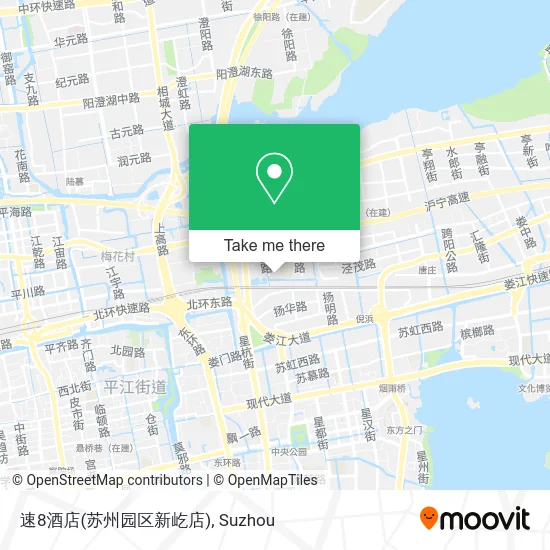 速8酒店(苏州园区新屹店) map
