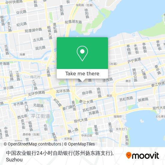中国农业银行24小时自助银行(苏州扬东路支行) map