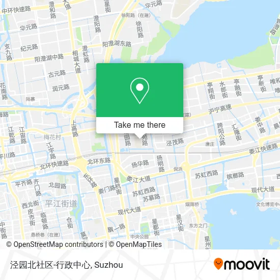 泾园北社区-行政中心 map