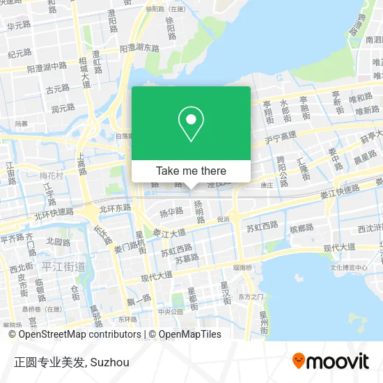 正圆专业美发 map
