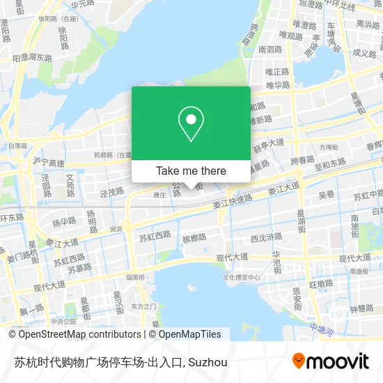 苏杭时代购物广场停车场-出入口 map