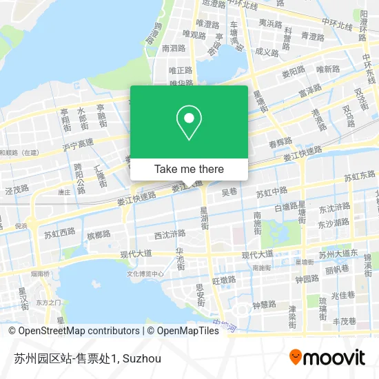 苏州园区站-售票处1 map