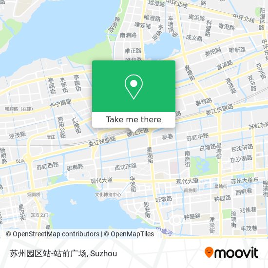 苏州园区站-站前广场 map