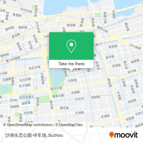 沙湖生态公园-停车场 map