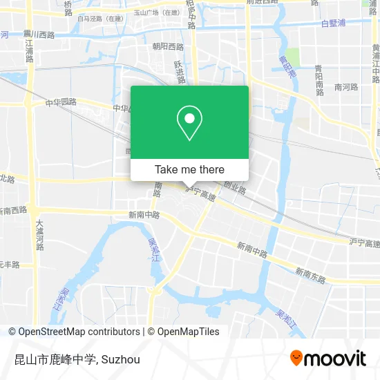 昆山市鹿峰中学 map