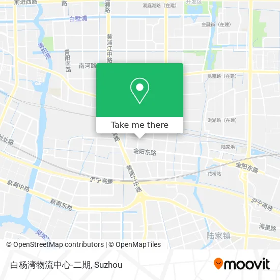 白杨湾物流中心-二期 map