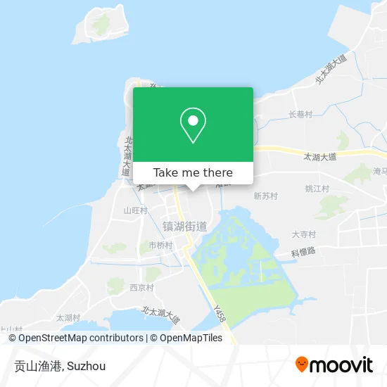 贡山渔港 map