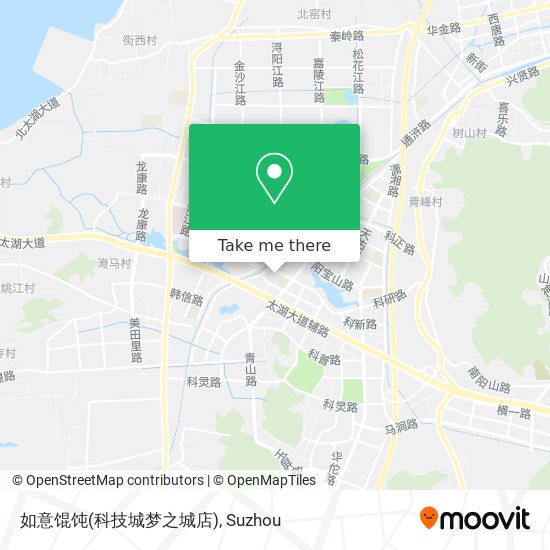 如意馄饨(科技城梦之城店) map