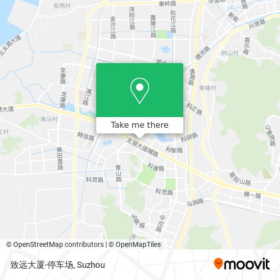致远大厦-停车场 map