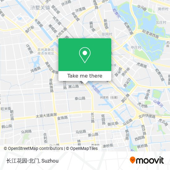 长江花园-北门 map