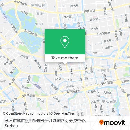 苏州市城市照明管理处平江新城路灯分控中心 map