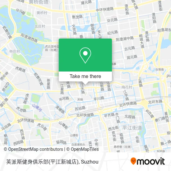 英派斯健身俱乐部(平江新城店) map